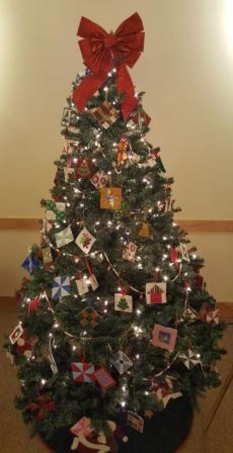Thanks to everyone for making an ornament, and for the gals who decorated the tree!